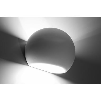Aplique GLOBE 1xE27/60W/230V blanco