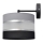 Aplique HELEN 1xE27/15W/230V negro/gris/plata
