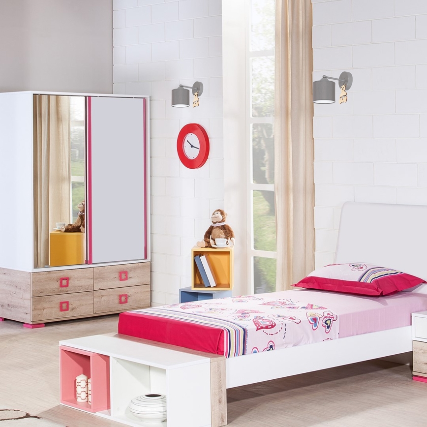 Aplique infantil BEAR 1xE27/60W/230V