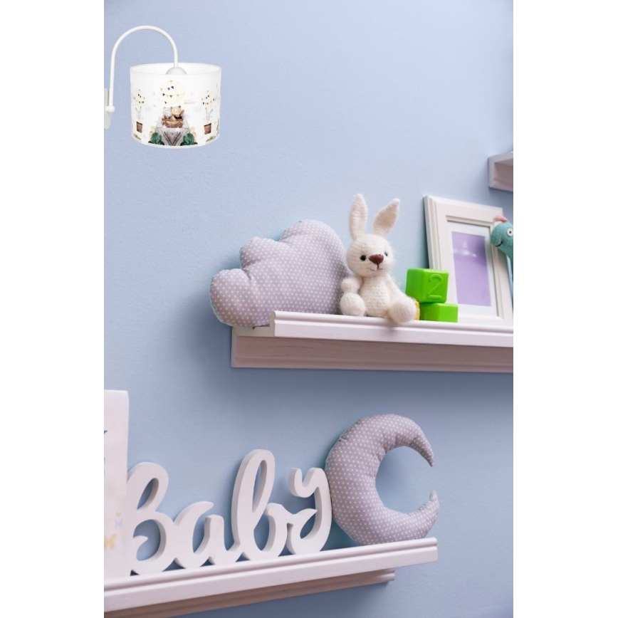 Aplique infantil BEARS 1xE27/60W/230V