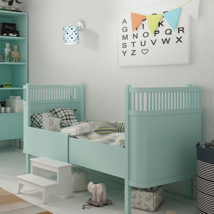 Aplique infantil DINO 1xE27/60W/230V