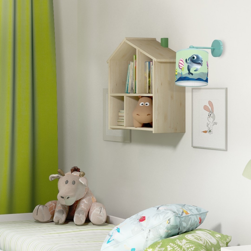 Aplique infantil DOLPHIN 1xE27/60W/230V