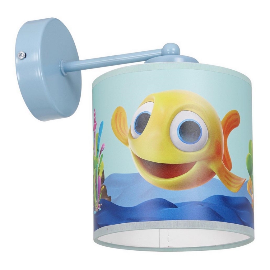 Aplique infantil FISH 1xE27/60W/230V