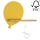 Aplique infantil LED con estante BALLOON LED/4W/230V amarillo/madera
