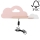 Aplique infantil LED con estante CLOUD LED/5W/230V rosa/blanco