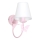 Aplique infantil MARIPOSA 1xE14/60W rosa