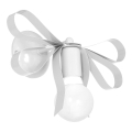 Aplique infantil NELA 1xE27/60W/230V blanco