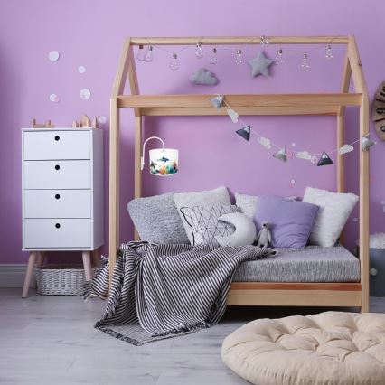 Aplique infantil OCEAN 1xE27/60W/230V