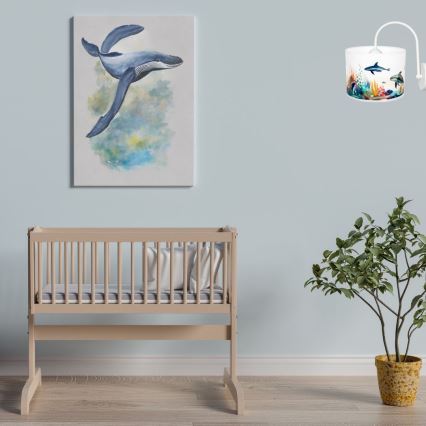 Aplique infantil OCEAN 1xE27/60W/230V