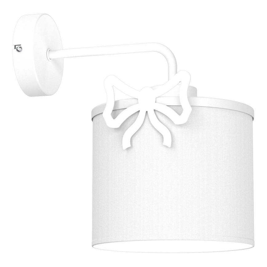 Aplique infantil SWEET 1xE27/15W/230V blanco/Arco