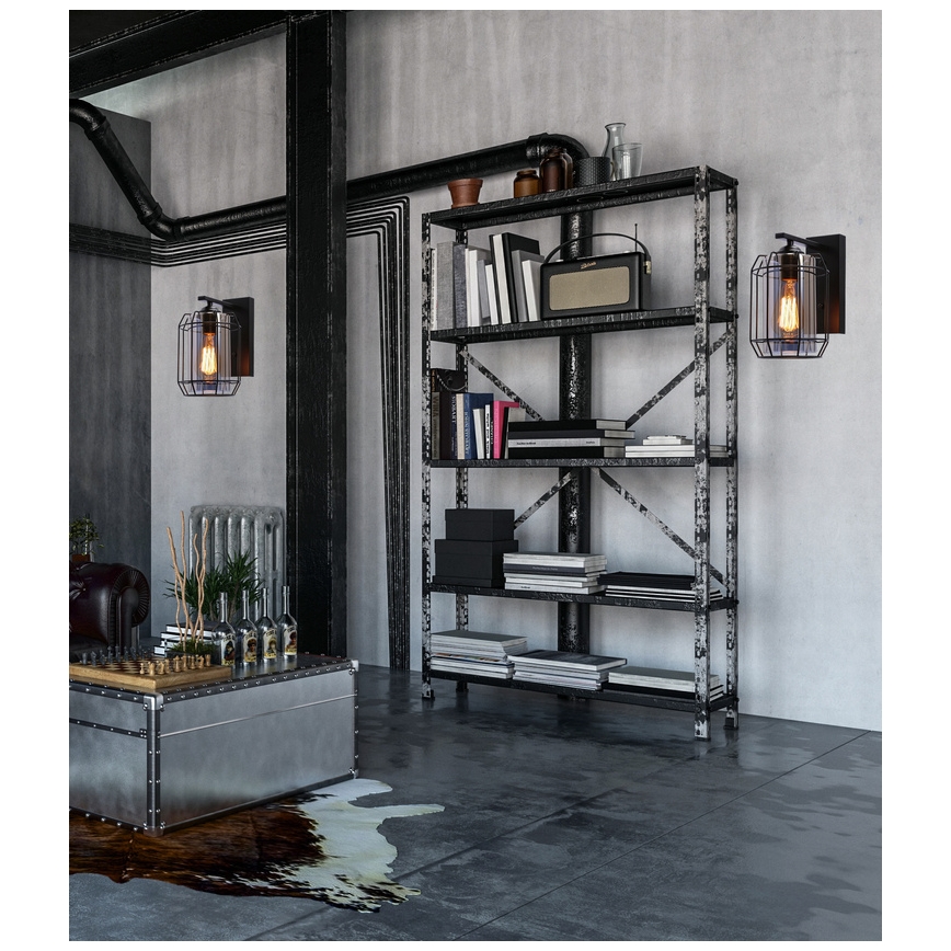 Aplique JONERA 1xE27/40W/230V negro