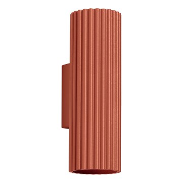Aplique KARBON 2xGU10/10W/230V rojo