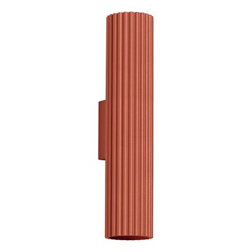 Aplique KARBON 2xGU10/10W/230V rojo