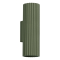 Aplique KARBON 2xGU10/10W/230V verde