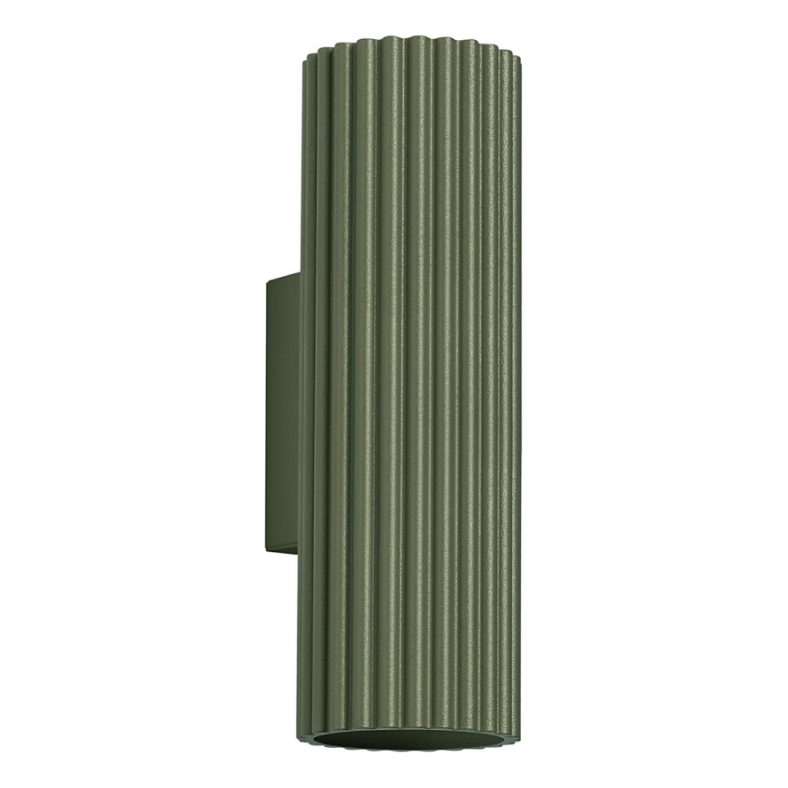 Aplique KARBON 2xGU10/10W/230V verde