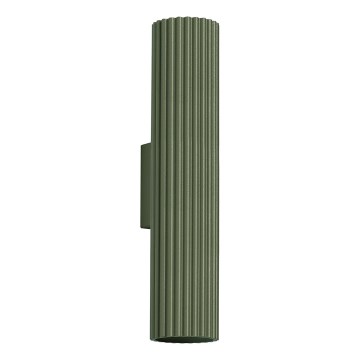 Aplique KARBON 2xGU10/10W/230V verde