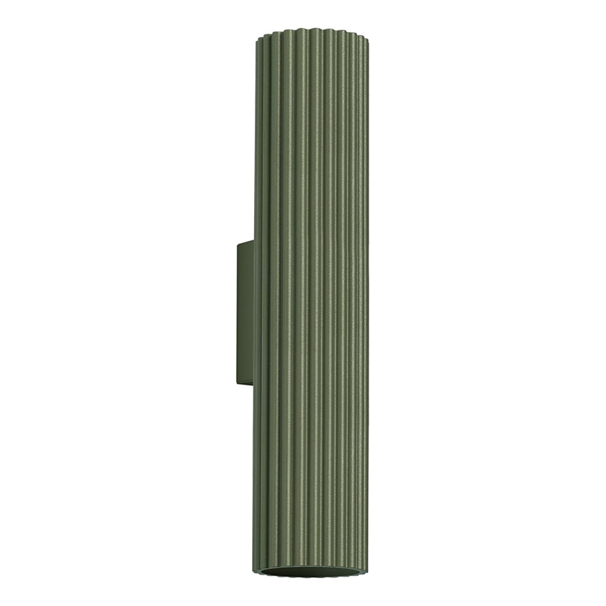 Aplique KARBON 2xGU10/10W/230V verde