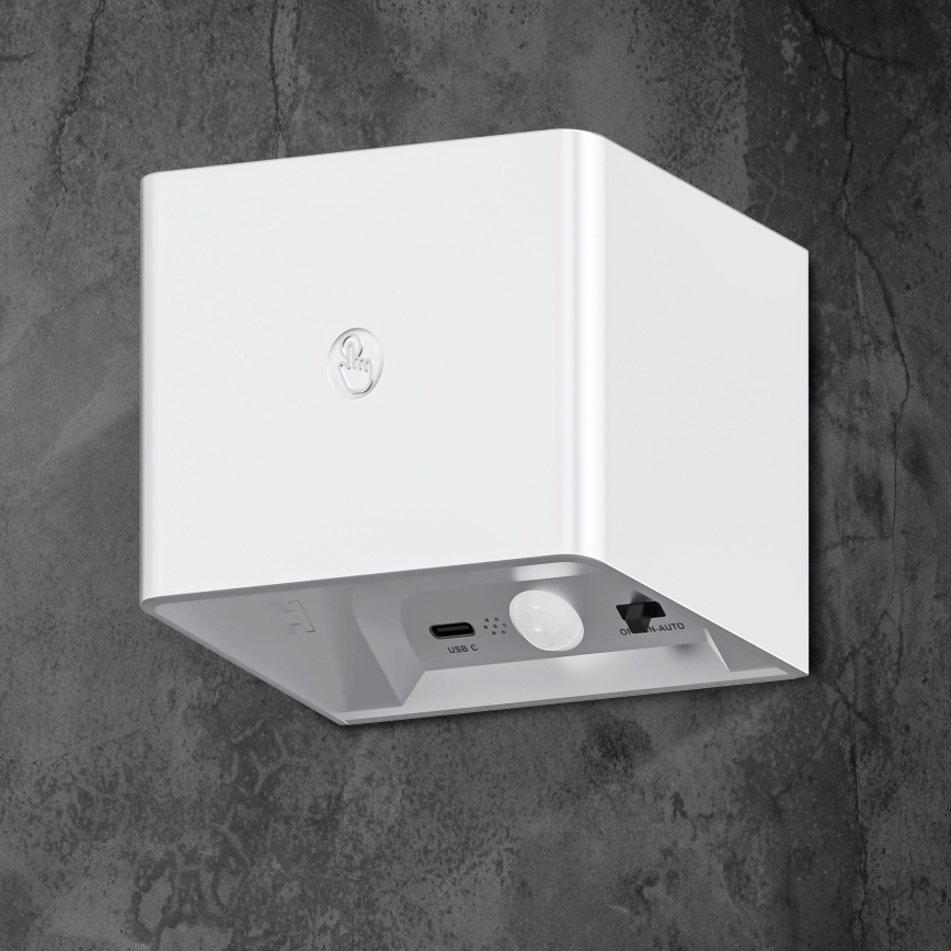 Aplique LED regulable con sensor MIRI LED/2,5W/3,7V 3000/4000/6400K 4000 mAh blanco
