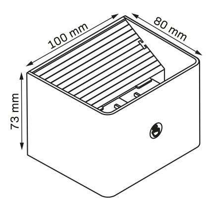 Aplique LED regulable con sensor MIRI LED/2,5W/3,7V 3000/4000/6400K 4000 mAh blanco