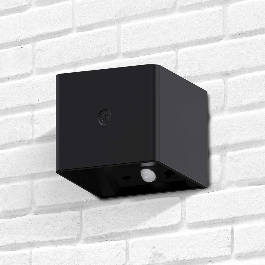 Aplique LED regulable con sensor MIRI LED/2,5W/3,7V 3000/4000/6400K 4000 mAh negro