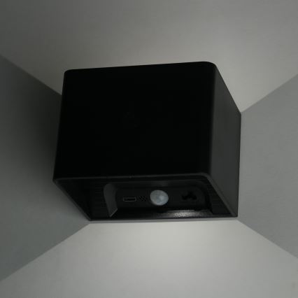 Aplique LED regulable con sensor MIRI LED/2,5W/3,7V 3000/4000/6400K 4000 mAh negro