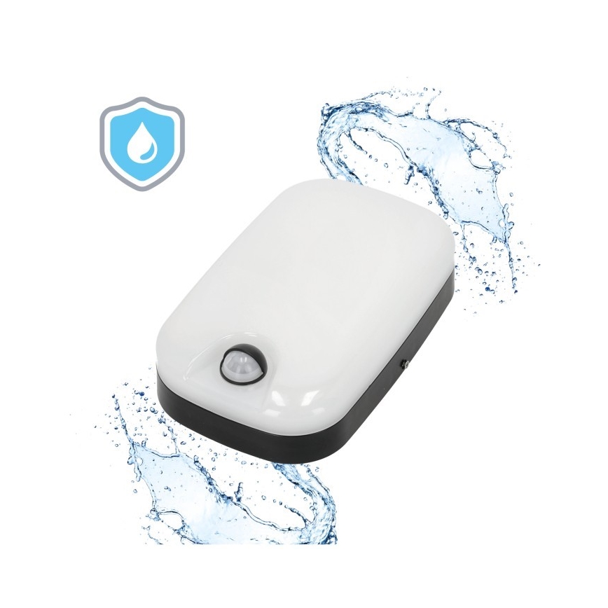 LED Lámpara de pared exterior con sensor de movimiento y crepuscular BAVANO LED/15W/230V 3000/4000/5700K IP54
