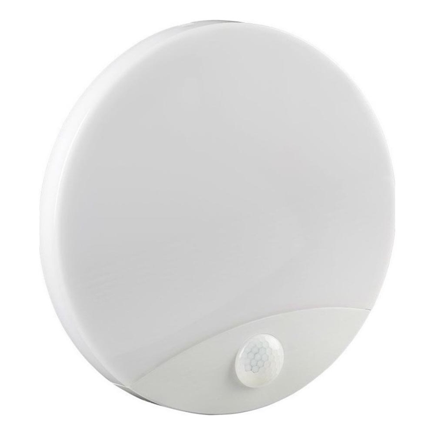 Aplique LED de baño con sensor SAMSUNG CHIP LED/15W/230V 3000/4000/6000K IP44 blanco