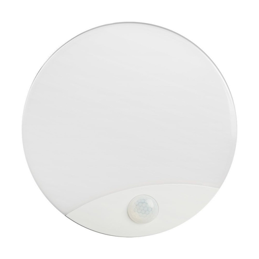 Aplique LED de baño con sensor SAMSUNG CHIP LED/15W/230V 3000/4000/6000K IP44 blanco