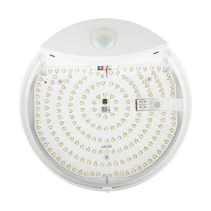 Aplique LED de baño con sensor SAMSUNG CHIP LED/15W/230V 3000/4000/6000K IP44 blanco