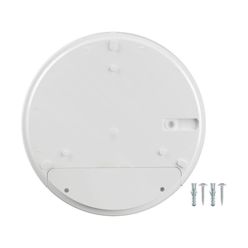 Aplique LED de baño con sensor SAMSUNG CHIP LED/15W/230V 3000/4000/6000K IP44 blanco