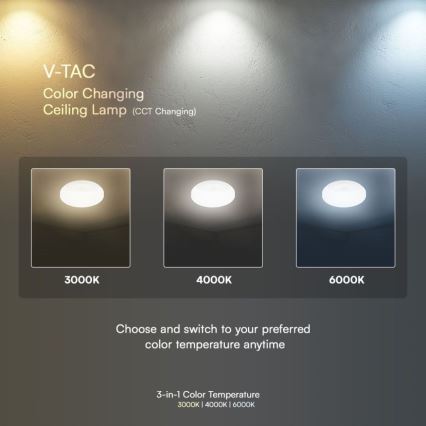 Aplique LED de baño con sensor SAMSUNG CHIP LED/15W/230V 3000/4000/6000K IP44 blanco
