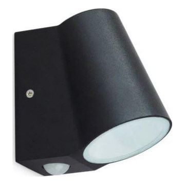 Aplique LED de exterior con sensor BUNOL LED/6W/230V IP44 negro