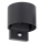 Aplique LED de exterior con sensor de movimiento y crepúsculo REKA LED/7W/230V IP54 antracita redondo