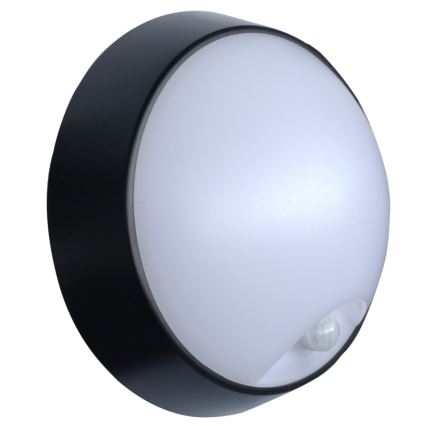 Aplique LED de exterior con sensor LED/15W/230V 4000K IP65