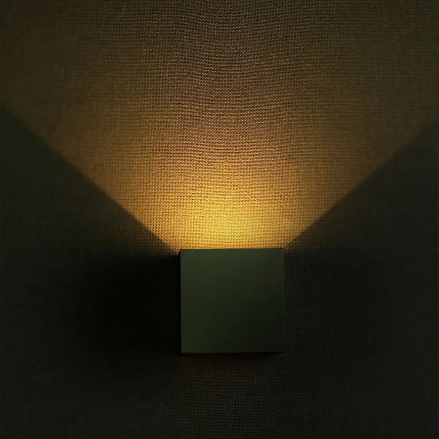 Aplique LED de exterior LED/11W/230V 3000K IP65 gris