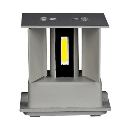 Aplique LED de exterior LED/11W/230V 3000K IP65 gris