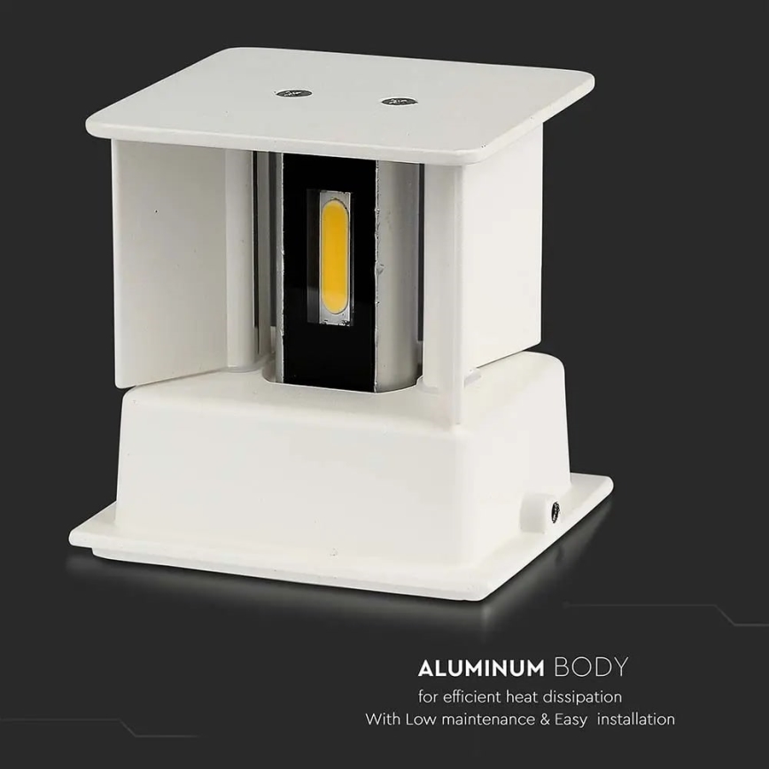 Aplique LED de exterior LED/11W/230V 4000K IP65 blanco