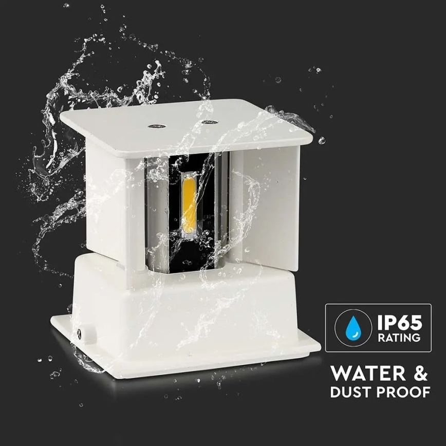 Aplique LED de exterior LED/11W/230V 4000K IP65 blanco