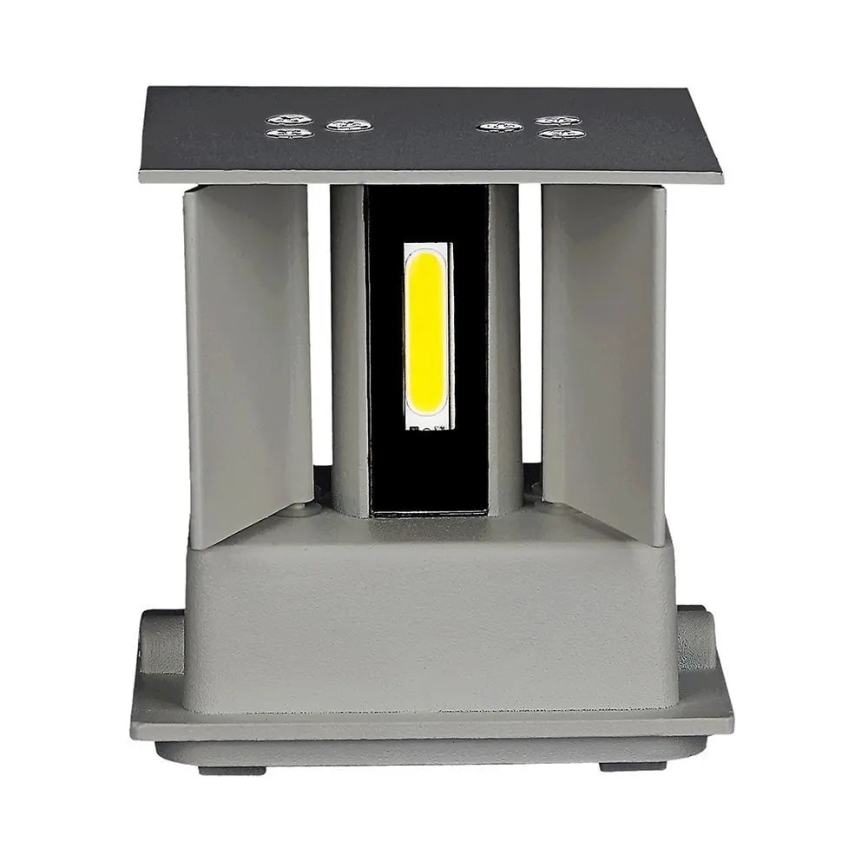 Aplique LED de exterior LED/11W/230V 4000K IP65 gris
