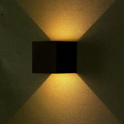 Aplique LED de exterior LED/5W/230V 4000K IP65 negro
