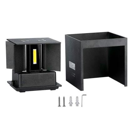 Aplique LED de exterior LED/5W/230V 4000K IP65 negro