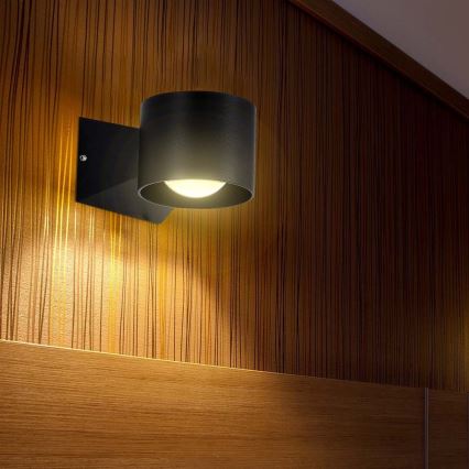 Aplique LED de exterior LED/5W/230V 4000K IP65 negro