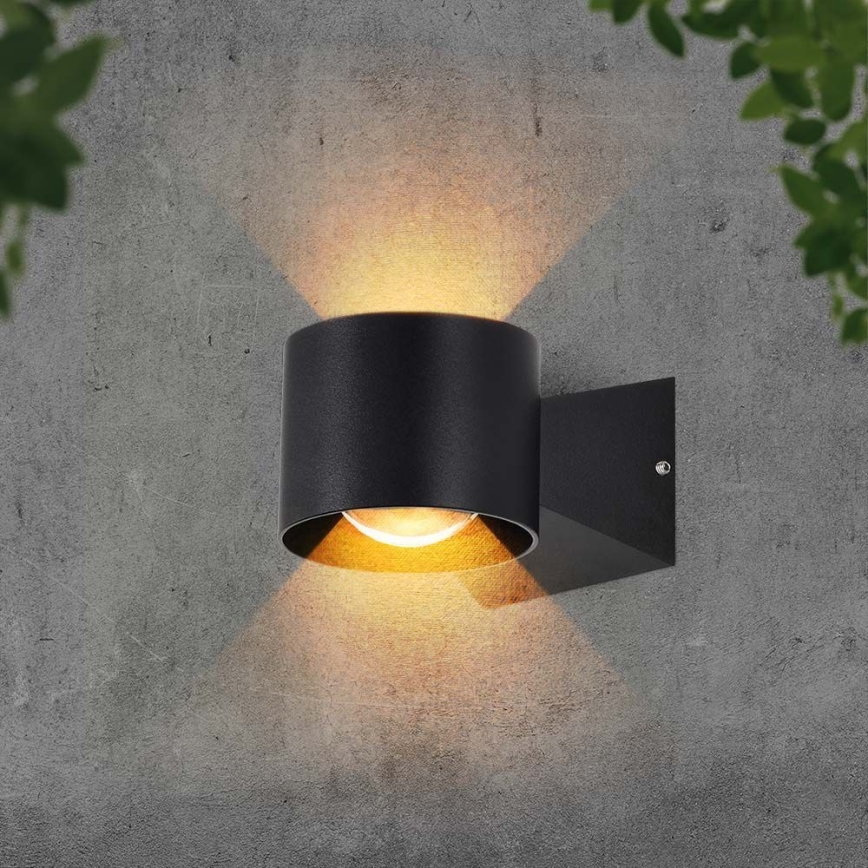 Aplique LED de exterior LED/5W/230V 4000K IP65 negro