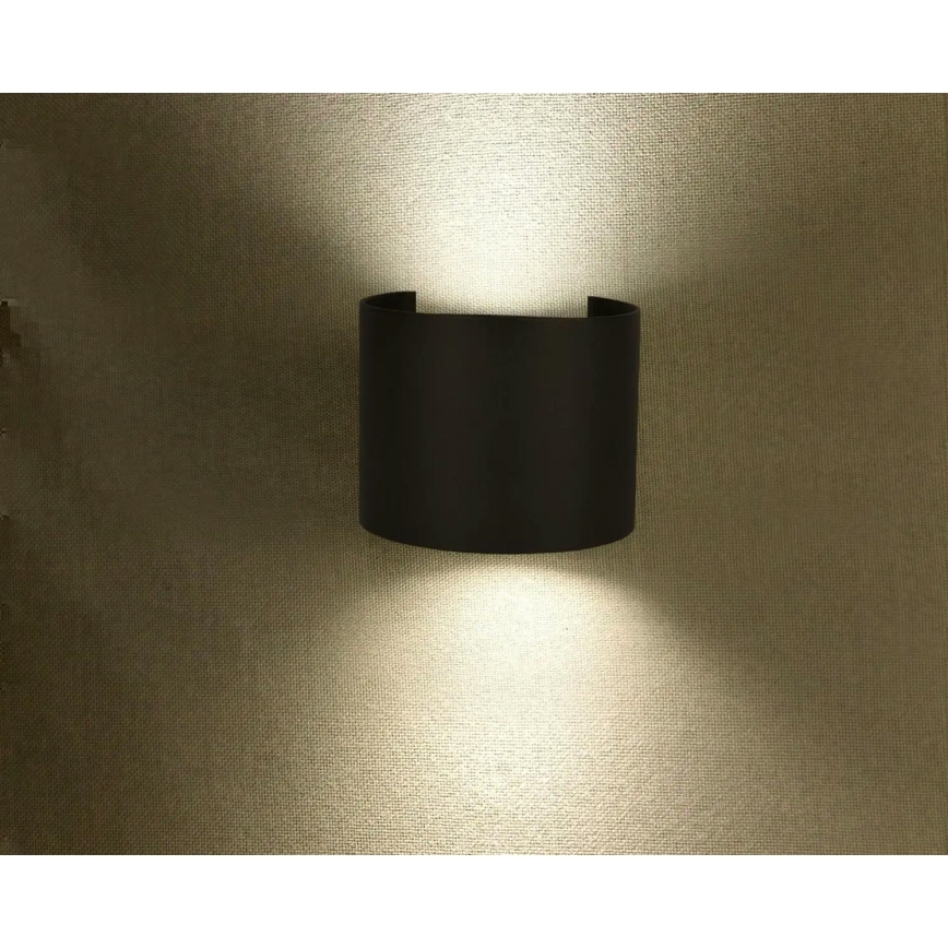 Aplique LED de exterior LED/6W/230V 4000K IP65 negro