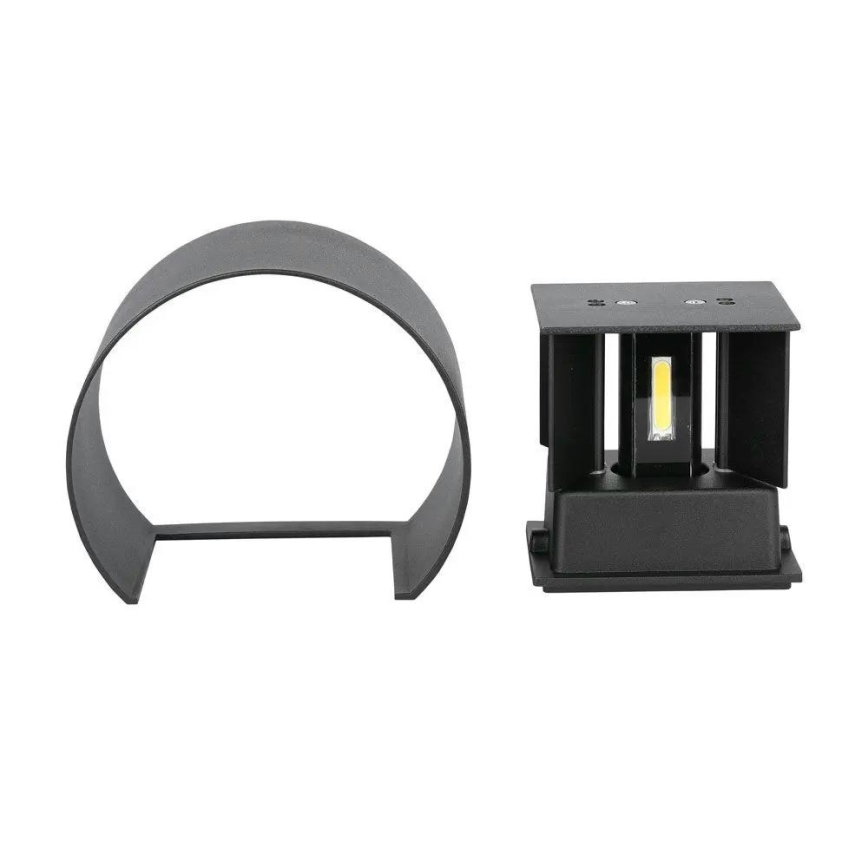 Aplique LED de exterior LED/6W/230V 4000K IP65 negro