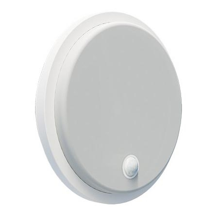 Aplique LED de pared exterior con sensor de movimiento y sensor crepuscular LED/15W/230V IP65 blanco