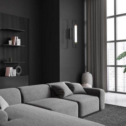 Aplique LED de pared FELICJA, 10W, 230V, 4000K, negro