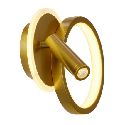 Aplique LED de pared MONET LED/15W/230V dorado