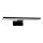 Aplique LED de pared para baño SHINE LED/7W/230V 30 cm IP44 negro