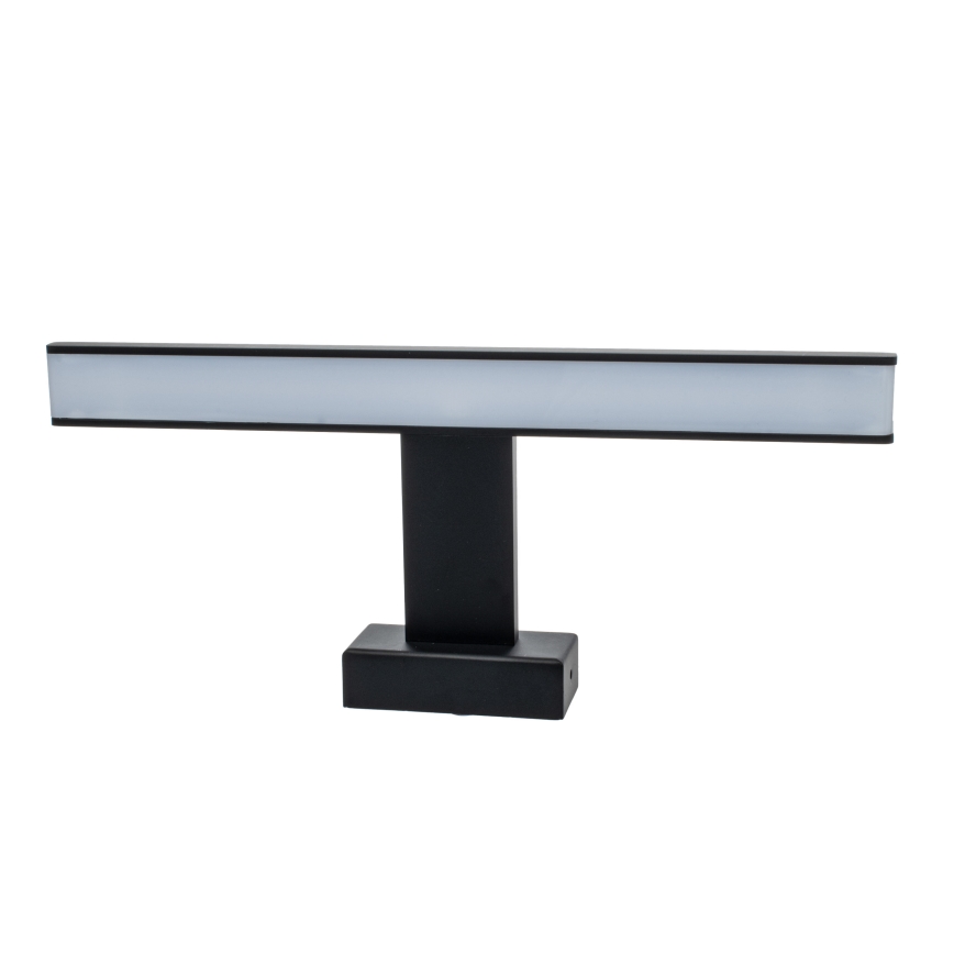 Aplique LED de pared para baño SHINE LED/7W/230V 30 cm IP44 negro